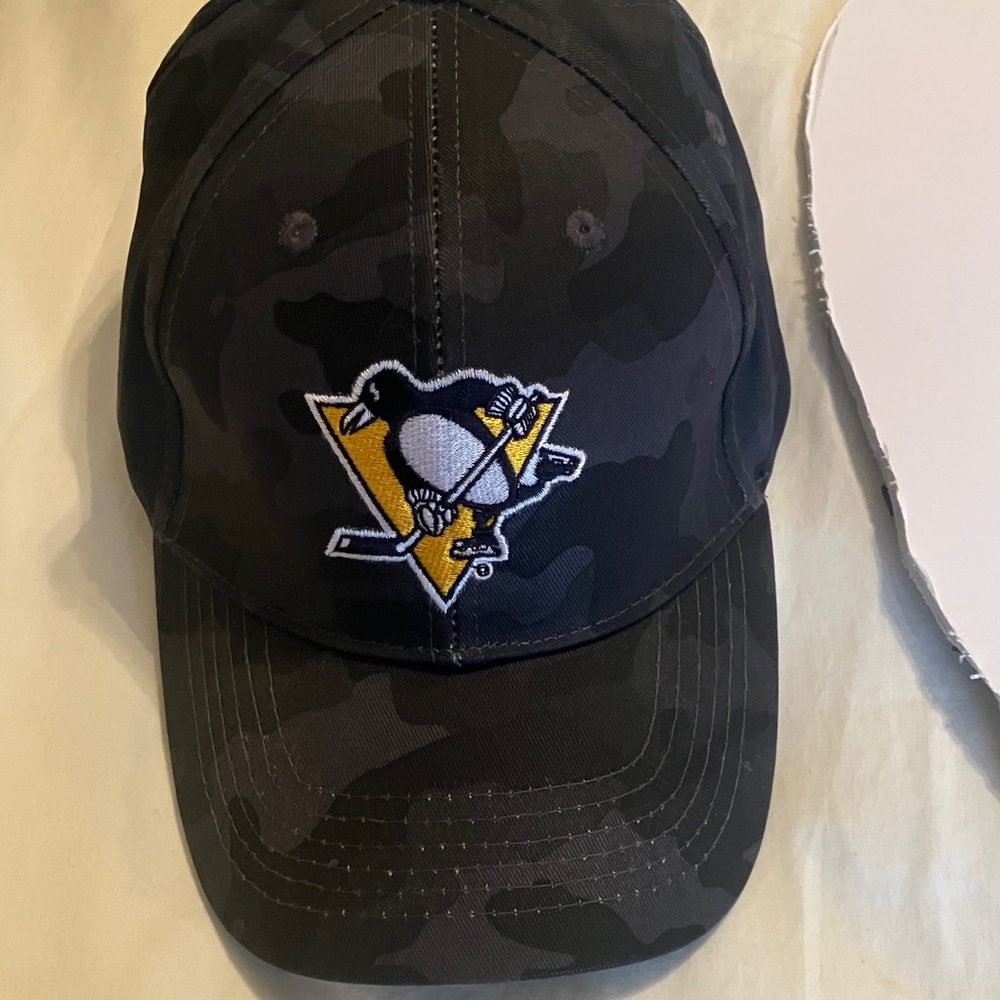 Camouflage Baseball Cap with Penguin Logo